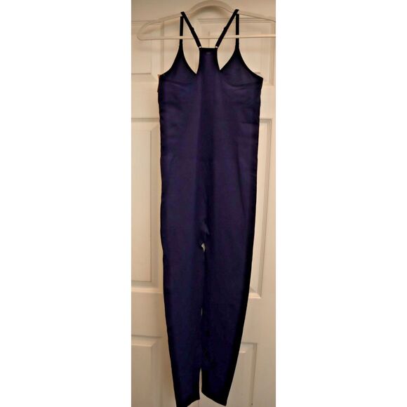 PINK x Victoria's Secret Women's Sz M Navy Seamless Workout 1-Pc Jumpsuit - Picture 2 of 13